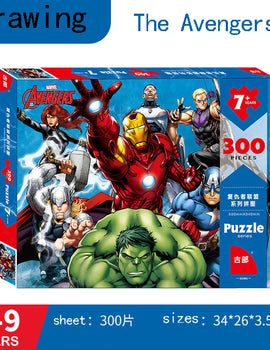 Disney Cartoon Anmation Puzzles Children New Gifts 300 Pieces of Small Yellow Puzzles Children Cartoon Toys Toys for Children