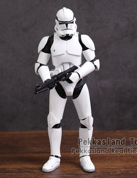 SHF Clone Trooper PHASE II / PHASE I Captain PVC Action Figure Collectible Model Toy