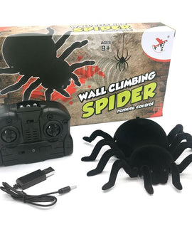 Remote Control Spider Scary Wolf Spider Robot Realistic Novelty Toys Halloween Gifts