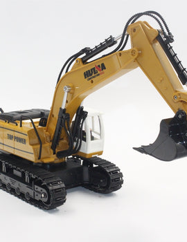 HUINA 1331 1/18 2.4G RC Chargeable Electric Excavator Model Engineering Digging Toys