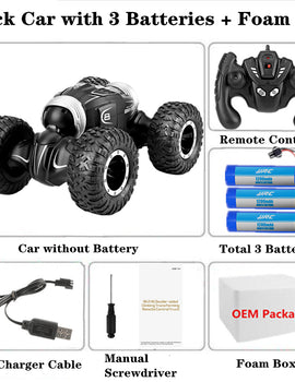 RC Car JJRC Q70 Radio Control 2.4GHz 4WD Twist- Desert Cars Off Road Buggy Deformed High Speed Climbing RC Car Kids Children Toy