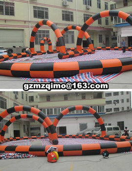 NEVERLAND TOYS Race Track Zorb Ball Inflatable Sport Games For Fun