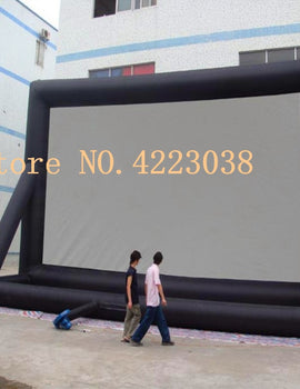 Free shipping 12m*7m Inflatable Mega Movie Screen Inflatable Outdoor Projector Screen - Movie TV or Music Fun