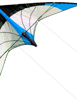 Outdoor Fun Sports NEW 48 Inch Dual Line Stunt Kites / Blue Kite With Handle And Line Good Flying