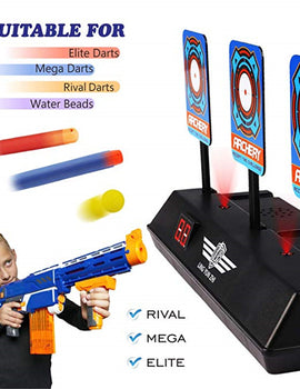DIY High Precision Scoring Auto Reset Electric Target For Nerf gun accessories Toys for outdoor fun sport Toy For Dropshipping