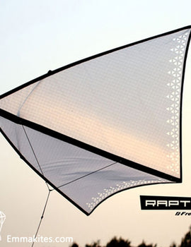 White Zero Wind Circling Delta Kite for Adults Kids Single Line Kite with 5M Tail / 50M Kite Flying Line Outdoor Toy Fun