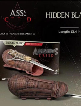 Creed Aguilar's Hidden Blade Gauntlets Edward Kenway Cosplay Weapon PVC Action Figure Model Toy Doll Gift 22cm