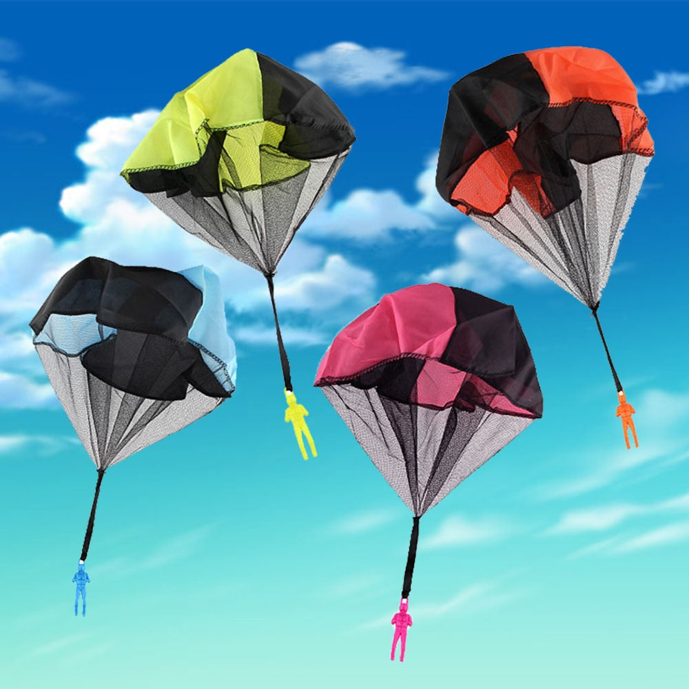 Hand Throwing Mini Play Soldier Parachute Toys For Kids Outdoor Fun Sports Children's Educational Parachute Game