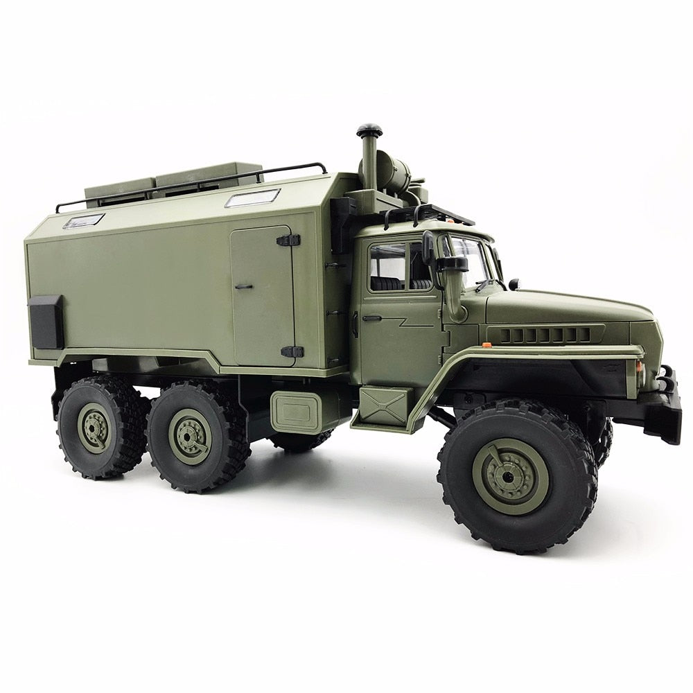 Wpl B36 Ural 1/16 2.4G 6Wd Rc Truck Rock Crawler Command Communication Vehicle Rtr Toy Auto Army Trucks Radio Rc Truck Toys
