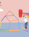 Happymaty 11 meters Children Sense fun sponge jump lattice sports jump rope ladder outdoor parent-child game jump toys