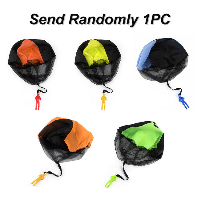 Hand Throwing Mini Play Soldier Parachute Toys For Kids Outdoor Fun Sports Children's Educational Parachute Game