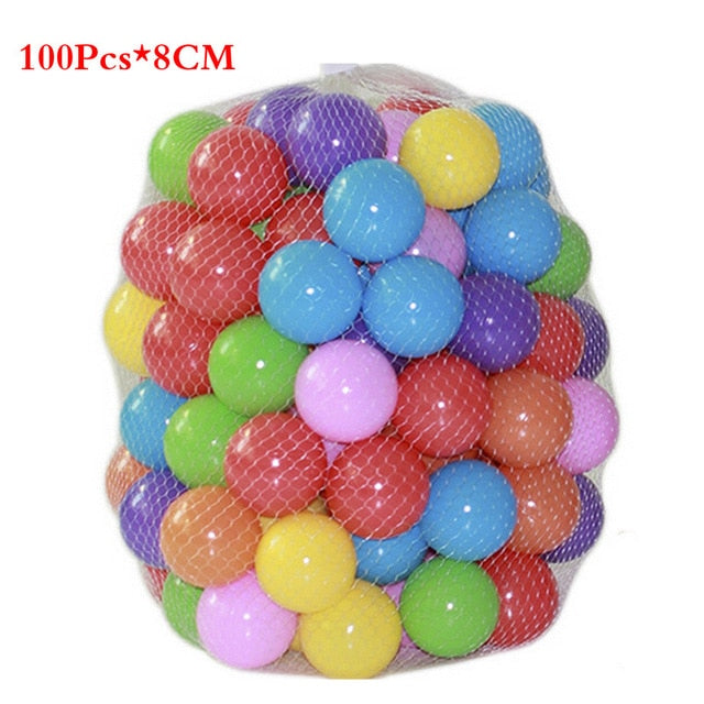 50/100 Pcs Eco-Friendly Colorful Soft Plastic Water Pool Ocean Wave Ball Baby Funny Toys Stress Air Ball  Outdoor Fun Sports Hot