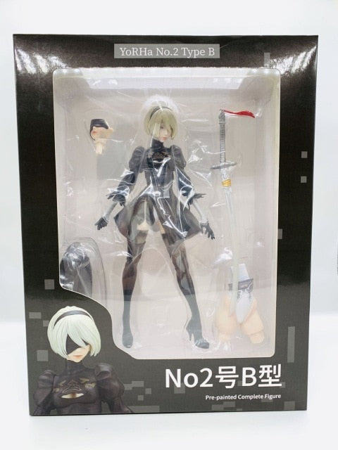 Anime Game NieR: Automata 2b YoRHa No.2 Type B PVC Action Figure Cartoon Model Collectible Toys Doll lelakaya Dropshipping 30CM