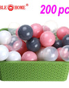 200pcs/bag Eco-Friendly Colorful Soft Plastic Water Pool Ocean Wave Ball Baby Funny Kids Toys Stress Air Ball Outdoor Fun Sports