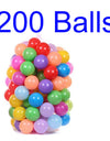 200pcs/bag Eco-Friendly Colorful Soft Plastic Water Pool Ocean Wave Ball Baby Funny Kids Toys Stress Air Ball Outdoor Fun Sports