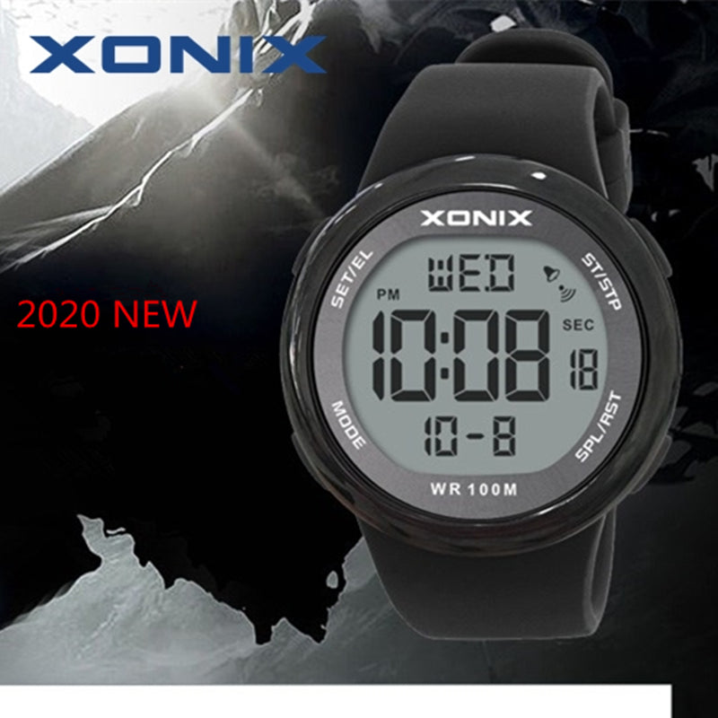 Fashion Men Sports Watches Waterproof 100m Outdoor Fun Hardlex Mirror Sumergible Digital Watch Swimming Wristwatch Reloj Hombre