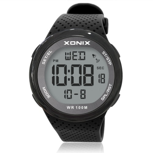 Fashion Men Sports Watches Waterproof 100m Outdoor Fun Hardlex Mirror Sumergible Digital Watch Swimming Wristwatch Reloj Hombre