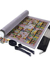 3mm Thicken Puzzles Mat Jigsaw Roll Mat Playmat Large 2000 3000 6000pcs Puzzle Accessories Storage Portable Travel Games w/ bag
