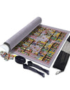 3mm Thicken Puzzles Mat Jigsaw Roll Mat Playmat Large 2000 3000 6000pcs Puzzle Accessories Storage Portable Travel Games w/ bag