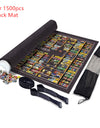 3mm Thicken Puzzles Mat Jigsaw Roll Mat Playmat Large 2000 3000 6000pcs Puzzle Accessories Storage Portable Travel Games w/ bag