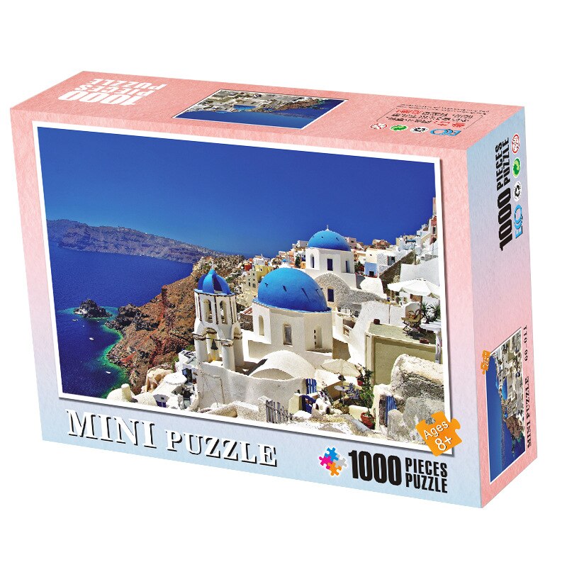 MOMEMO Jigsaw Puzzles 1000 Pieces Puzzle Game Wooden Assembling Puzzles for Adults Puzzle Toys Kids Children Educational Toys