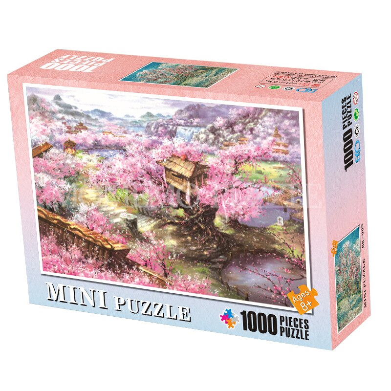 MOMEMO Jigsaw Puzzles 1000 Pieces Puzzle Game Wooden Assembling Puzzles for Adults Puzzle Toys Kids Children Educational Toys