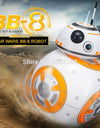 Upgrade BB-8 Ball 20.5cm Star Wars RC Droid Robot 2.4G Remote Control BB8 Intelligent With Sound Robot Toy For Kids Model Action