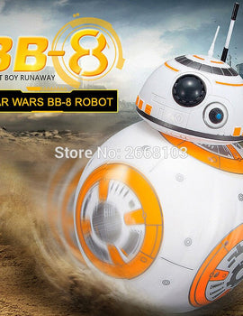Upgrade BB-8 Ball 20.5cm Star Wars RC Droid Robot 2.4G Remote Control BB8 Intelligent With Sound Robot Toy For Kids Model Action