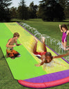 4.8m Giant Surf 'N Double Water Slide Lawn Water Slides For Children Summer Pool Kids Games Fun Toys backyard Outdoor Wave Rider