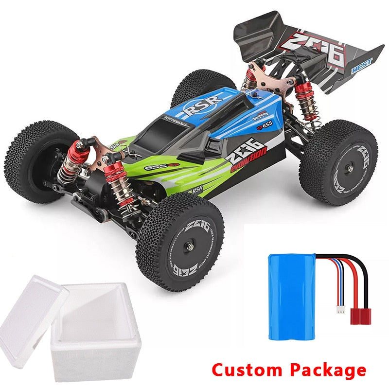 WLtoys 1/14 144001 RTR 2.4GHz RC Car Scale Drift Racing Car 4WD Metal Chassis Hydraulic Shock Absober Off-Road Vehicle Toy