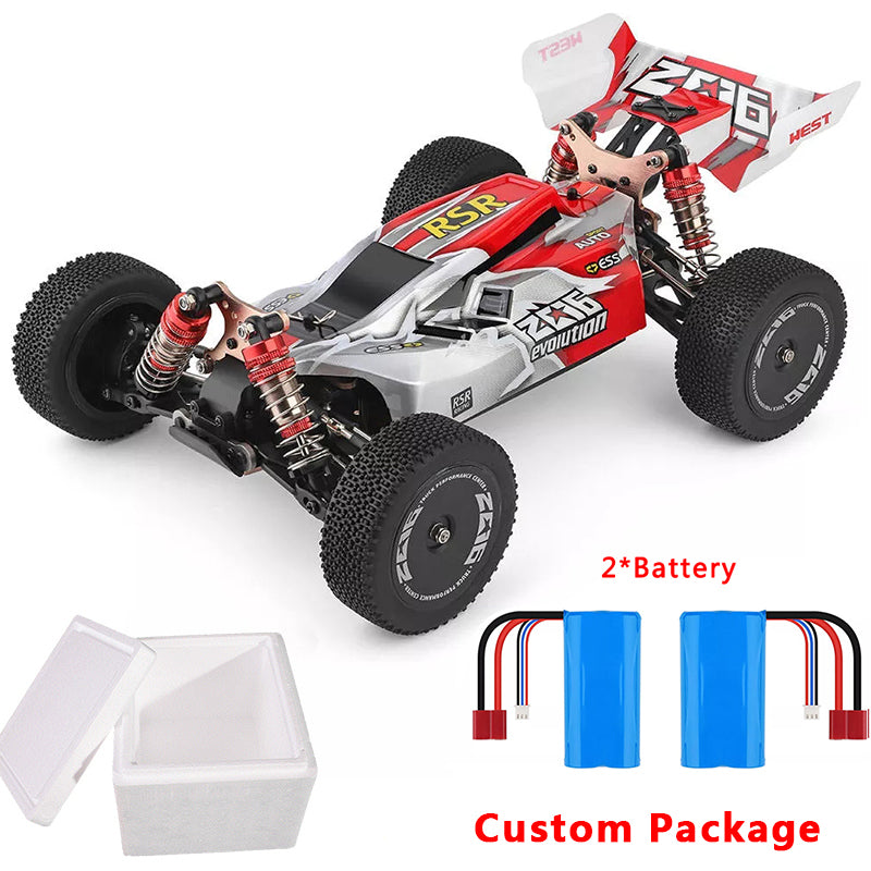 WLtoys 1/14 144001 RTR 2.4GHz RC Car Scale Drift Racing Car 4WD Metal Chassis Hydraulic Shock Absober Off-Road Vehicle Toy