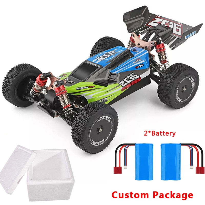 WLtoys 1/14 144001 RTR 2.4GHz RC Car Scale Drift Racing Car 4WD Metal Chassis Hydraulic Shock Absober Off-Road Vehicle Toy