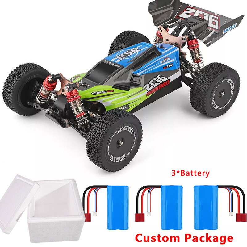 WLtoys 1/14 144001 RTR 2.4GHz RC Car Scale Drift Racing Car 4WD Metal Chassis Hydraulic Shock Absober Off-Road Vehicle Toy