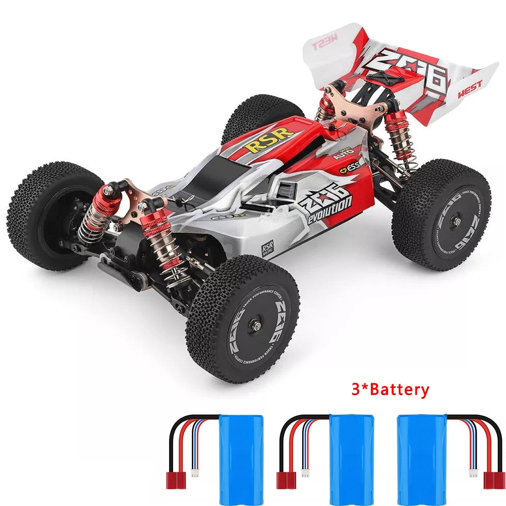 WLtoys 1/14 144001 RTR 2.4GHz RC Car Scale Drift Racing Car 4WD Metal Chassis Hydraulic Shock Absober Off-Road Vehicle Toy