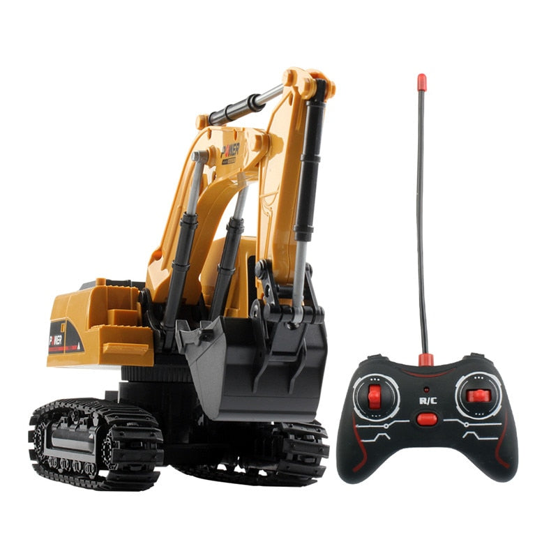 Mofun 1022 40Mhz 1/24 5CH RC Excavator Radio Control Car 10km/h High Speed Vehicle Models Kids Indoor Outdoor Toys