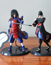 2pcs/lot 18cm Japan Anime Naruto Uchiha Madara Uchiha Sasuke PVC Action Figures Model Toys