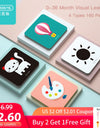 Beiens Baby Montessori Toys Pocket Flashcards for 0-36 Months Newborn Learning card Toys Children Early Educational Cognize Card