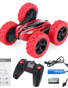 RC Flip Stunt Car 2.4G Remote Control Car Double-side Rolling 360 Degrees Rotating with Light 1:24 Modeling Toys for Kids