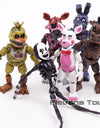 FNAF Five Nights at Freddy's Nightmare Freddy Chica Bonnie Funtime Foxy PVC Action Figures Toys 6pcs/set