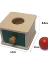 Infant & Todders Montessori Kids Toy Baby Wooden Coin Box Piggy Bank Learning Educational Preschool Training Brinquedos Juguets