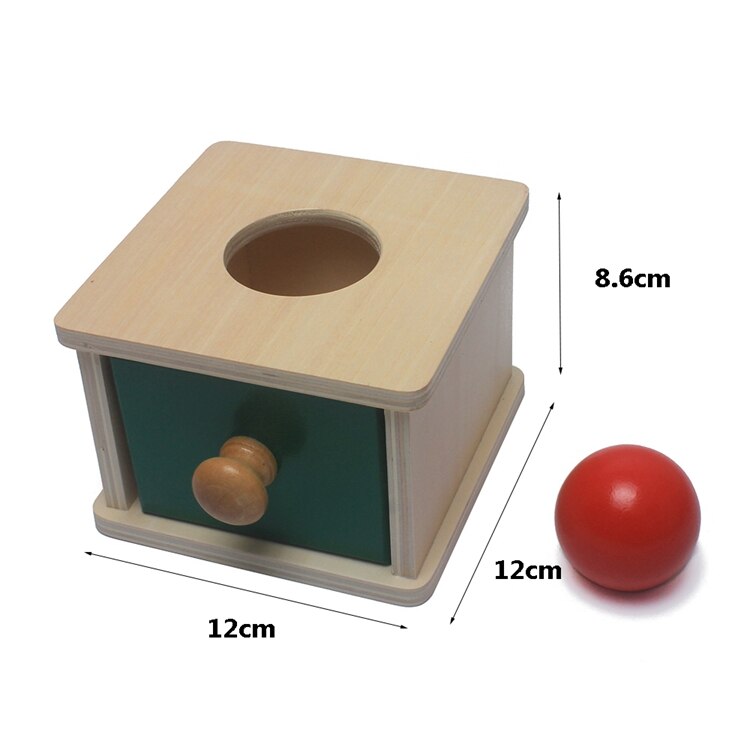 Infant & Todders Montessori Kids Toy Baby Wooden Coin Box Piggy Bank Learning Educational Preschool Training Brinquedos Juguets