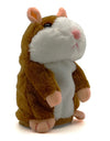 15cm Talking Hamster Mouse Pet Plush Toy Hot Cute Speak Talking Sound Record Hamster Educational Toy for Children Gifts