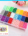 6000pcs 24 colors Refill Beads puzzle Crystal DIY water spray beads set ball games 3D handmade magic toys for children