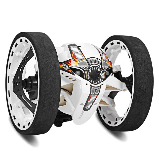 New RC Car Bounce Car Remote Control Toys RC Robot 80cm High Jumping Car Radio Controlled Cars Machine LED Night Toys Kids Gifts
