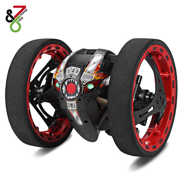 New RC Car Bounce Car Remote Control Toys RC Robot 80cm High Jumping Car Radio Controlled Cars Machine LED Night Toys Kids Gifts