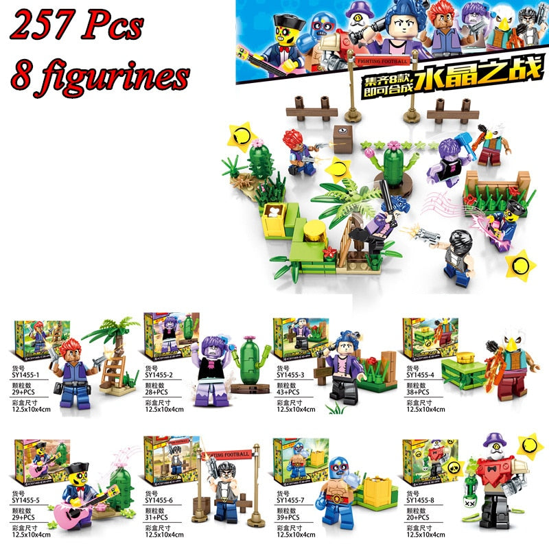 Brawl Game Figures Battle scene doll Anime Model Building Blocks Bricks Classic Kids Toys Compatible Legoinglys