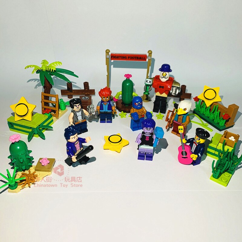 Brawl Game Figures Battle scene doll Anime Model Building Blocks Bricks Classic Kids Toys Compatible Legoinglys