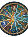 Landscape Puzzle 500 Pieces Zodiac Horoscope Puzzle Toys  Collection Diy Constellation Jigsaw Paper Puzzles Home Decoration Toy