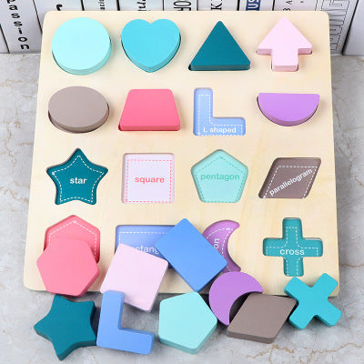 Puzzle Digital Wooden Toys Early Learning Jigsaw Letter Alphabet Number Puzzle Preschool Educational Baby Toy for Children Gifts