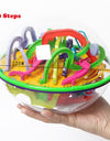 3D Magic Perplexus Maze Ball 100-299 Levels Intellect Ball Rolling Ball Puzzle Cubes Game Learning Educational Toys ,4 Styles